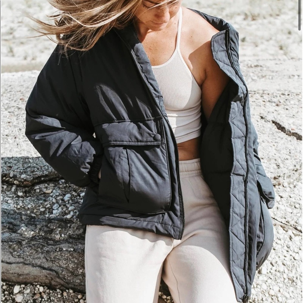Free People Duvet Bomber Jacket